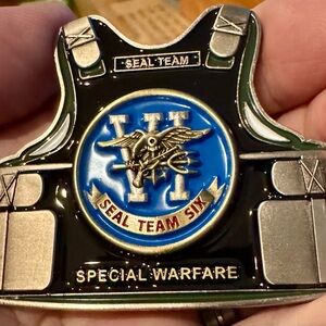 SEAL Team Six Special Warfare Challenge Coin